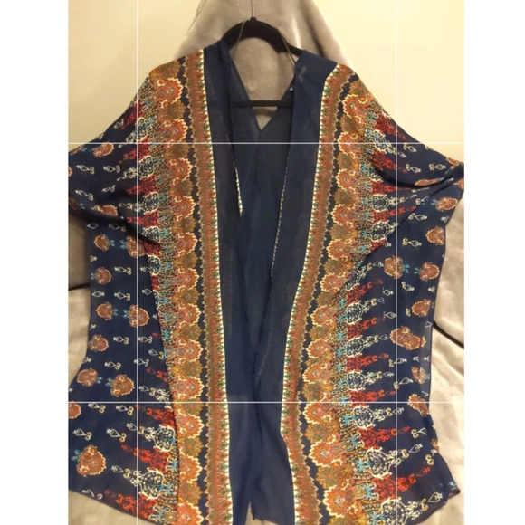Boho Sheer Kimono - Picture 2 of 3